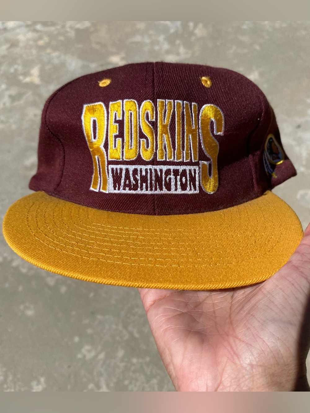 Washington Redskins Vintage 90's Snapback Cap Hat Team NFL Drew Pearson